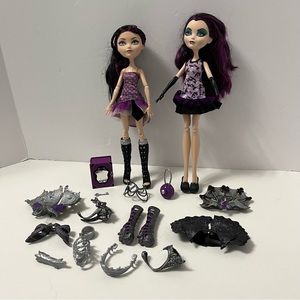 EVER AFTER HIGH doll Raven Queen lot like Barbie toy